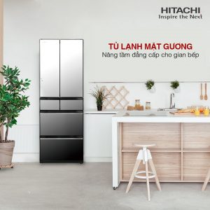 Thay mặt kính tủ lạnh Hitachi