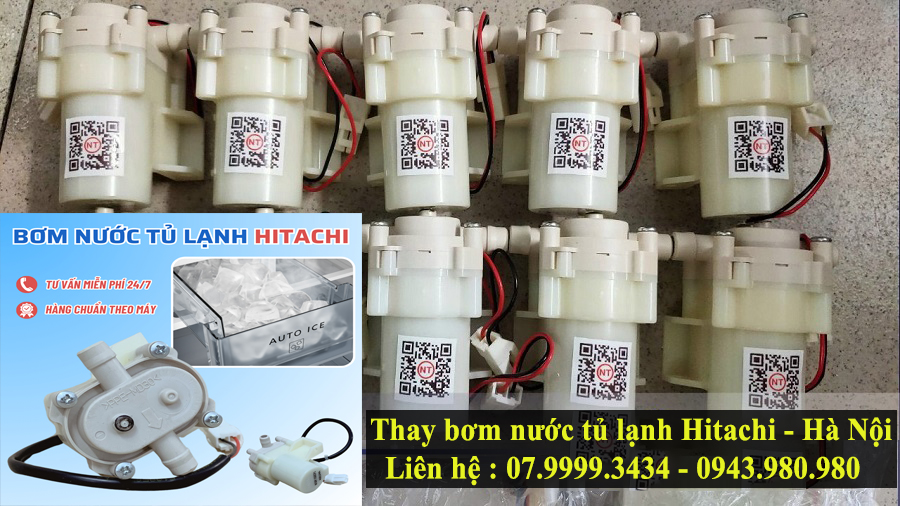 Bán thay bơm nước tủ lạnh hitachi tại hà nội