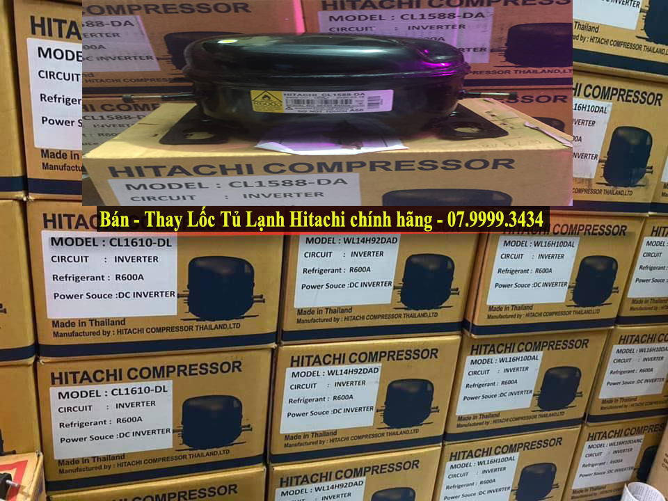 bán thay lốc tủ lạnh hitachi chính hãng