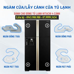 Bán Thay ngàm cửa, lẫy cửa cánh tủ lạnh hitachi