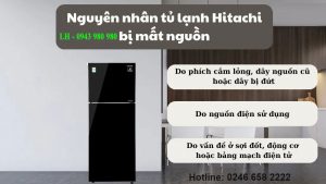 tủ lạnh hitachi tại mất nguồn