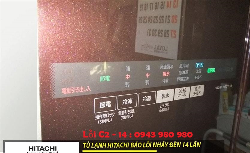 Sửa Lỗi C2-14 Tủ Lạnh Hitachi Tại Nhà Hà Nội